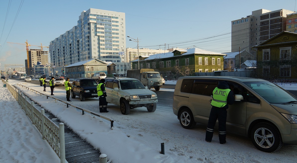 В Якутске пройдут массовые проверки водителей