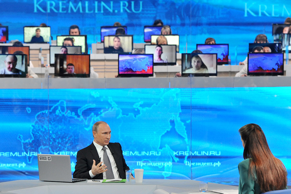 Владимир Путин проведет «Прямую линию» с россиянами 14 апреля