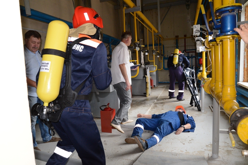 В «Сахатранснефтегазе» прошли учения аварийных служб