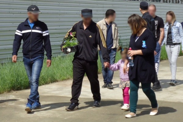 В Якутии в СИЗО-1 осужденные встретились со своими родными