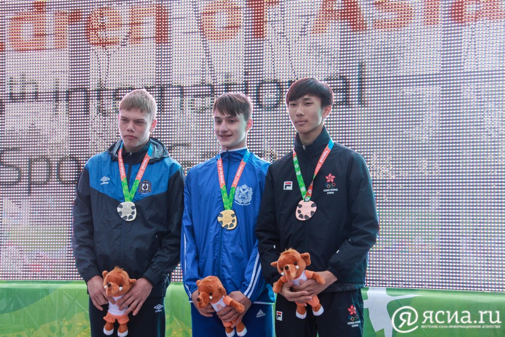 Награждение победителей седьмого соревновательного дня Игр «Дети Азии»