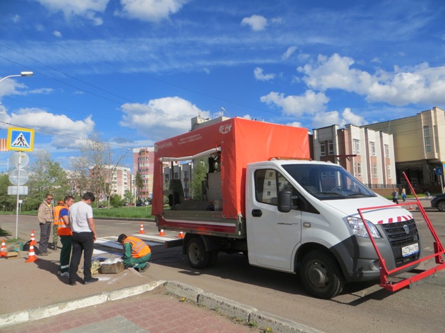 В Нерюнгри ремонтируют дороги