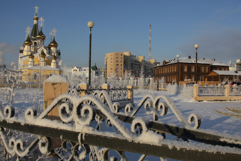 Якутский снежный городок