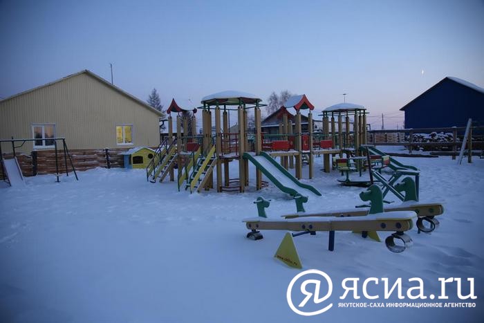 В Год благоустройства в селах и городах Якутии установлены безопасные детские площадки