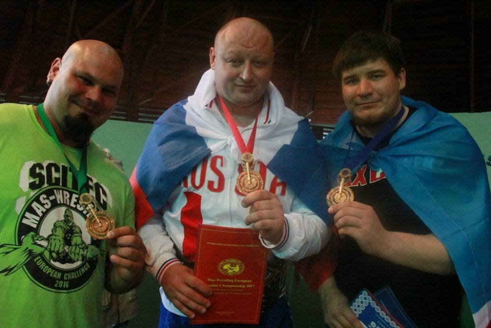 Мас-рестлер Виктор Колибабчук стал абсолютным чемпионом Европы