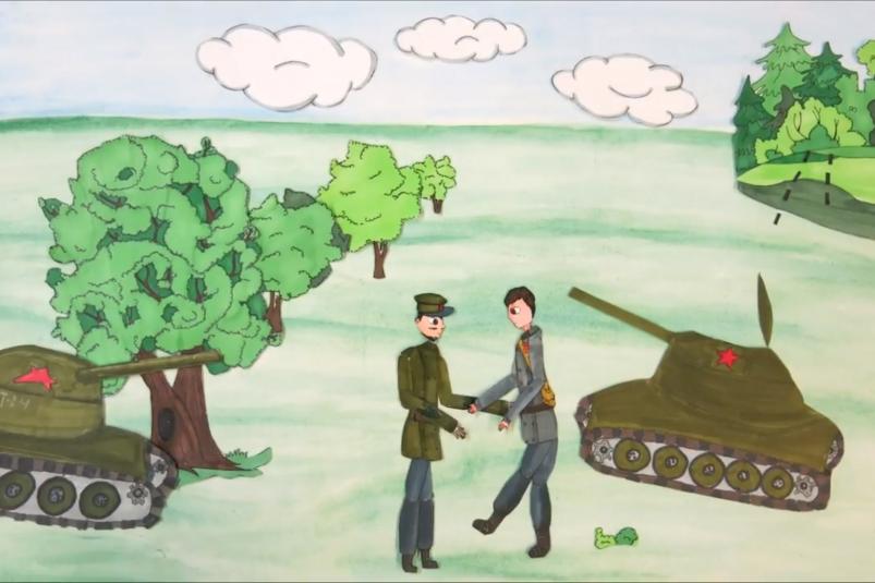 Юная художница из Владивостока сняла мультфильм о дедушке на войне