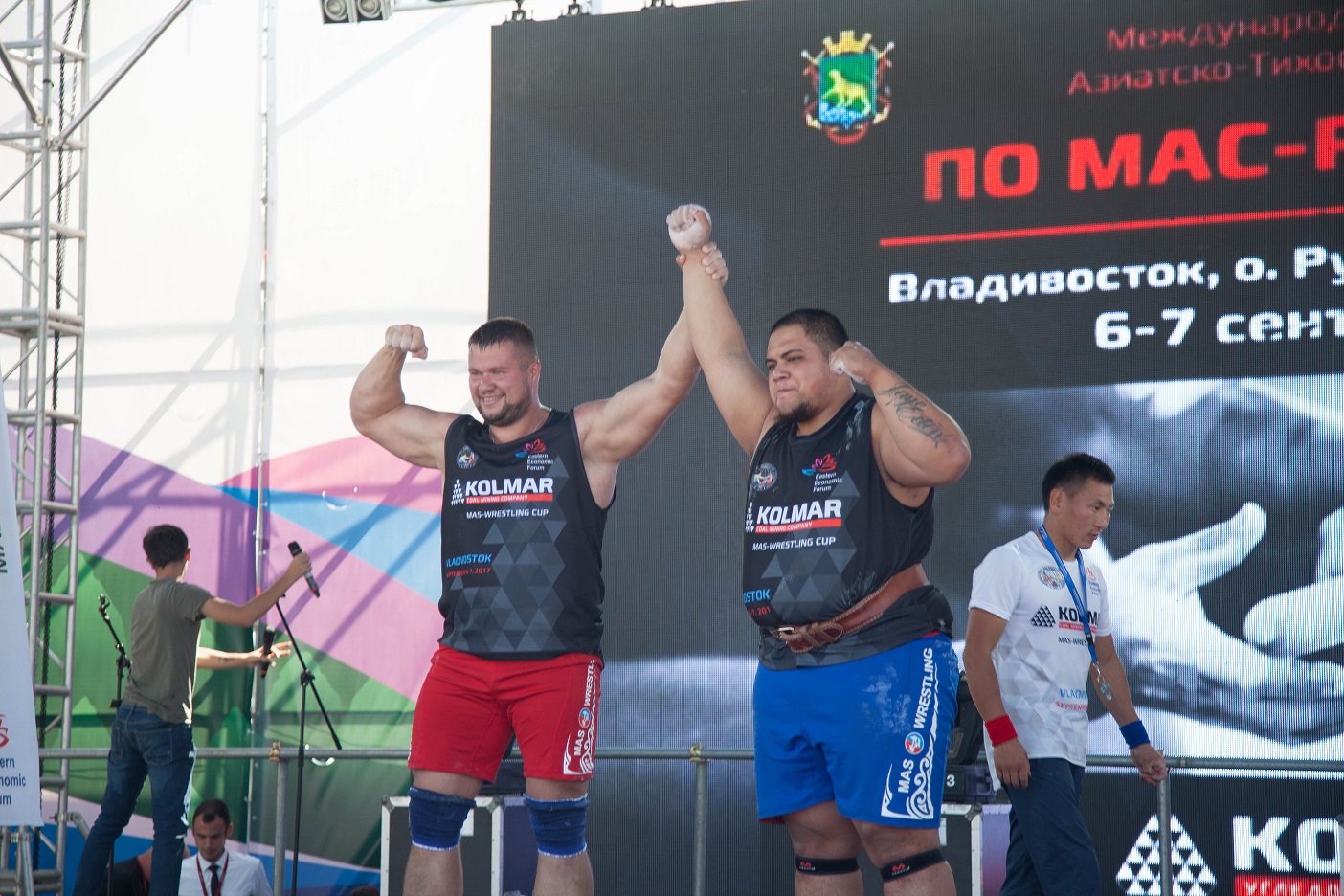 ВЭФ-2017: На чемпионате по мас-рестлингу россияне заняли первое место