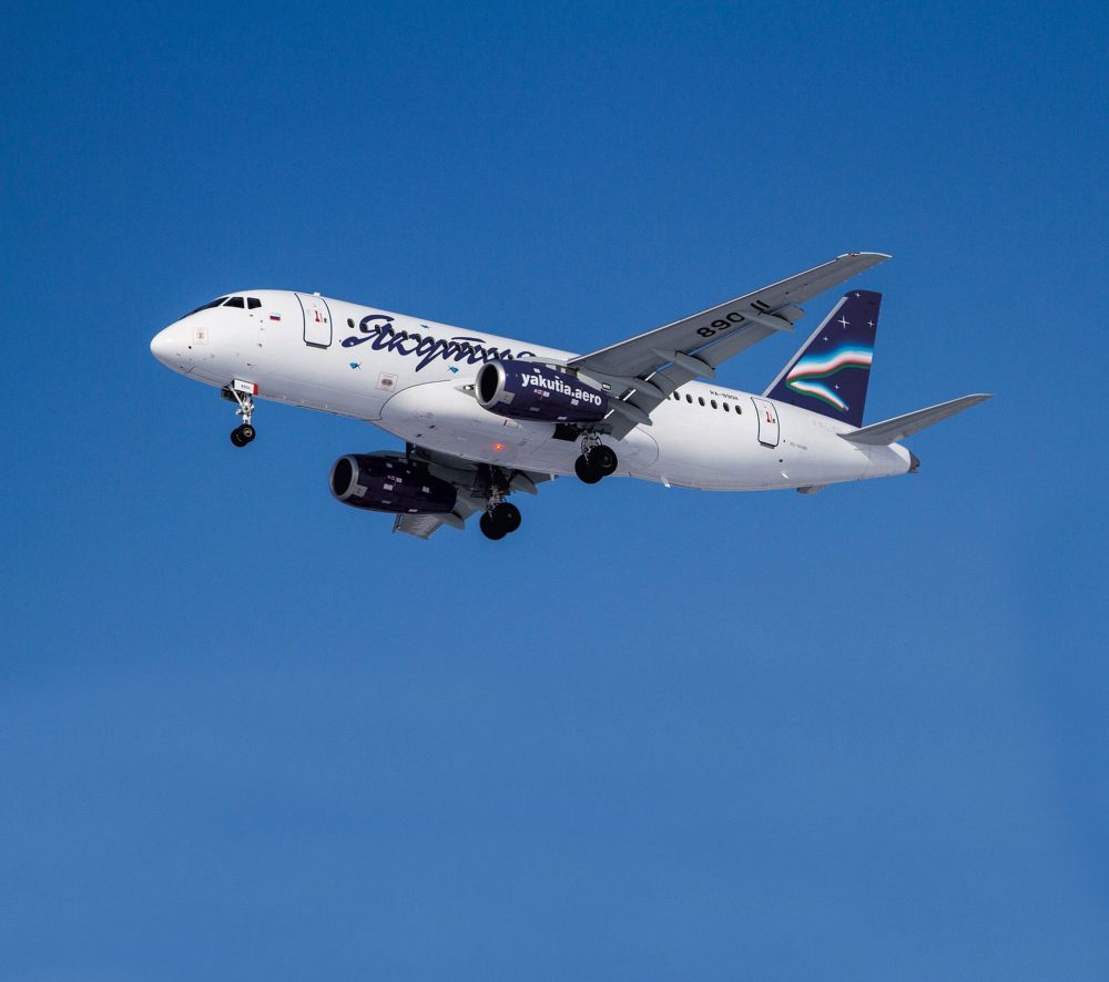 Благодаря Sukhoi SuperJet 100 авиакомпания «Якутия» значительно расширила географию полетов