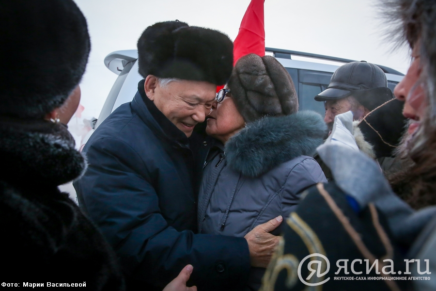 Как хангаласцы встретили Михаила Николаева в день его юбилея