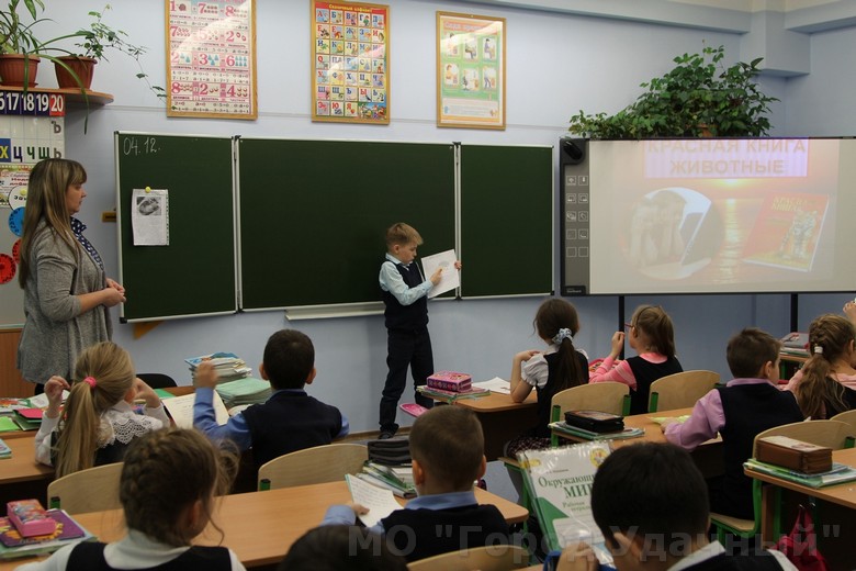 Второклассники средней школы № 19 Удачного оформляют Красную книгу Якутии
