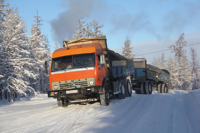 В Якутии вдвое увеличена доставка грузов по зимникам