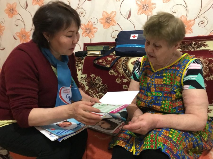 Первая добровольческая акция года в Зырянке
