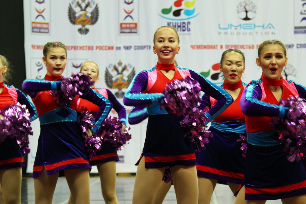 Якутские чирлидеры заняли шестое место на чемпионате России