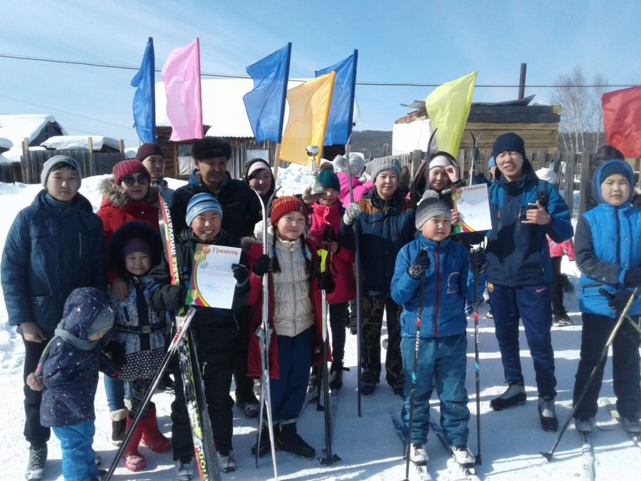 В Хатыстыре прошли соревнования по лыжным гонкам